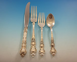 Meadow Rose by Wallace Sterling Silver Flatware Set For 12 Service 53 Pi... - £2,488.14 GBP