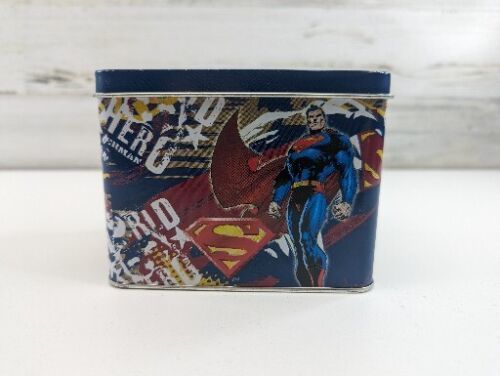 Primary image for DC Comics Superman The Man of Steel Hero Piggy Bank Tin