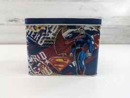 DC Comics Superman The Man of Steel Hero Piggy Bank Tin - $19.34