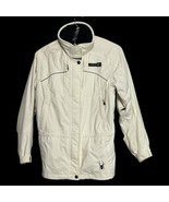 Spyder Winter Shell Ski Jacket Ivory And Black Women Size 12 Entrant GII... - £74.46 GBP