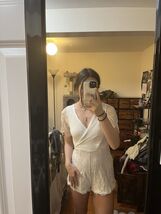 Forever-21 Women&#39;s White Playsuit-romper - €5,90 EUR