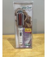 Conair 1 1/4&quot; Hot Curling Iron Brush Red Barrel Big Curls Ball Tips Bris... - $70.47 CAD