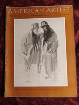 AMERICAN ARTIST March 1948 Feliks Topolski Oronzio Maldarelli Grigory Gluckmann - £6.23 GBP