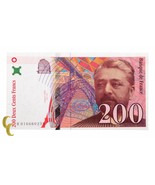 1996 France 200 Francs (VF Very Fine Plus Condition - $71.62