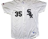 Chicago White Sox Frank Thomas #35 Vintage Baseball Jersey Pinstripe Rus... - £37.36 GBP