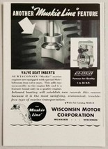 1940 Print Ad Wisconsin Motor Corp Muskie Marine Engines Milwaukee,WI - £9.46 GBP
