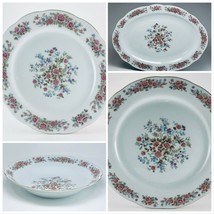 REMINGTON Fine China By Red Sea Pink Roses Blue Flowers Gold Trim Dinner... - £7.77 GBP+
