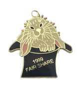 Fair Share 1999 Rabbit Hat Magic Pendant Charm - $10.95