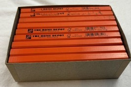 MADE IN USA Bulk Wholesale Lot FSC 72 Misprinted Wood Case Carpenter Pen... - $13.85