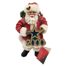 Clothtiques Possible Dreams Santa Claus Greeting the Millennium Animated... - £36.85 GBP