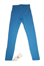 Queenieke Women&#39;s High Waist Stretch Yoga Active Leggings Blue Size Medi... - $18.00