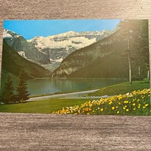 Vintage Stelling Color Postcard Of Iceland Poppies Lake Louise Canada - £5.57 GBP