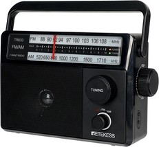 Retekess Tr633 Am Fm Radios With Best Reception, Portable Radio Plug In,... - $40.97