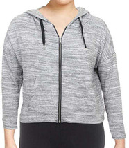 Calvin Klein Womens Performance Hoodie Color Black Top Heather Size X-Large - £48.19 GBP