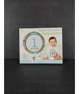 Baby&#39;s First Year Belly Milestone Stickers Months 1-12 Boy Girl Stepping... - $19.34 CAD
