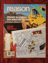 REASON magazine November 1983 Houston Building Boom Thomas Hazlett Texas Prisons - £13.53 GBP