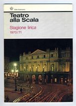 Teatro alla Scala Opera Season 1971 Il Barbiere di Siviglia Barber of Se... - $17.82