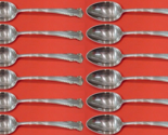 English Shell by Lunt Sterling Silver Teaspoon Set 12 pieces 6&quot; - $474.21