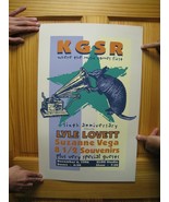 1996 Lyle Lovett Signed Perkins Suzanne Vega Kgsr Silk Screen Poster-
sh... - $247.69 CAD