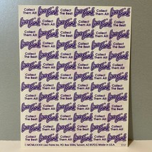 Vintage Lisa Frank Bubble Gum Gumball Machine Sticker Sheet S157 - £19.74 GBP