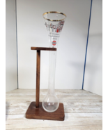Heineken 1/2 yard of Ale 17th Century Coach Drivers Glass with Wood Stand - $49.99