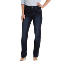 Womens Jeans Lee Classic Fit Straight Leg Blue Midrise Stretch Casual Tall- 10T - £24.97 GBP