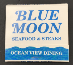 Vintage Blue Moon Saloon Scratch Book Matchbook Redondo Beach Marina CA - £6.73 GBP