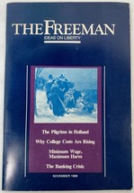 The Freeman: Ideas on Liberty November 1988 - Holland; College Costs; Mi... - £3.16 GBP