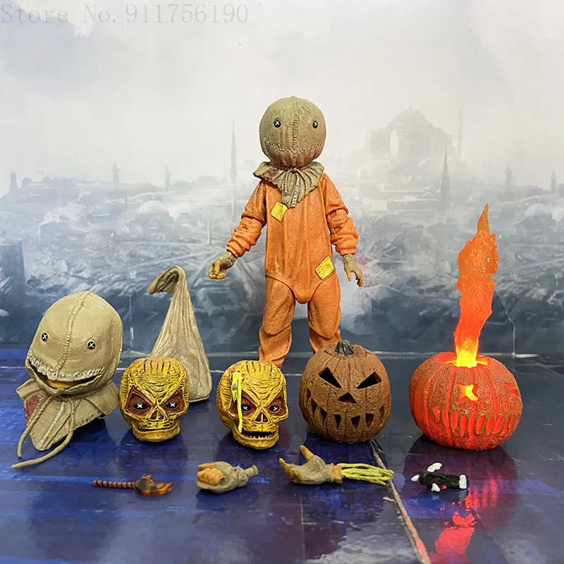 NECA Figure Trick R Treat Sam Action Figure Halloween Gift Classic Film Movie - £30.08 GBP+