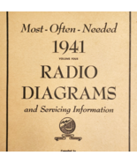 1941 Radio Diagrams Most Often Needed PB Manual Servicing Information Vo... - $1,118.79 MXN