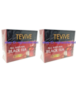 2 Boxes TEVIVE All Natural Black Tea, 100 Tea Bags/Box Ceylon Tea Total ... - €15,24 EUR