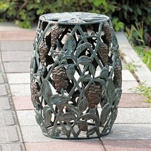 Duranta Flower &amp; Leaf Garden Stool - £252.73 GBP