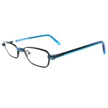 Jean Lafont Eyeglasses Frames FONCTION 138 Black Blue Rectangular 46-19-142 - £95.41 GBP