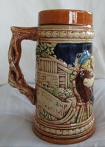 Vintage Ceramic Beer Stein Fred Roberts Co Made in Japan 7&quot; - £9.92 GBP