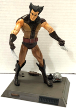 Marvel Wolverine With Base 2009 X Men Figure - £19.75 GBP