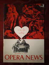 Metropolitan Opera News Magazine December 12 1955 Cosi Fan Tutte - £11.28 GBP