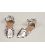 Balleto jumping jacks SADIE Girls Silver Metallic Strap Shoes Fake Buckl... - €13,88 EUR