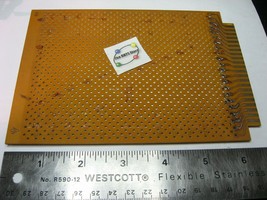 6-1/2 x 4-1/2 Inch PCB Prototype Perf-Board Edge Card Solder Pads - Used... - £7.56 GBP
