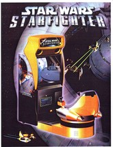 Star Wars Starfighter Arcade FLYER Original NOS Tsunami 2003 Vintage Retro Promo - £25.71 GBP