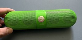 Beats Pill Speaker Neon Green 1.0 Limted Edition Rare! **Works With Issues** - £81.92 GBP