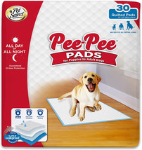 Four Paws Pee Pee Puppy Pads Standard 120 count (4 x 30 ct) Four Paws Pee Pee Pu - £78.12 GBP
