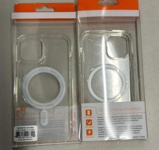 Drop Protection Magnetic Phone Cover for Apple iPhone 12 Pro Clear - £5.91 GBP