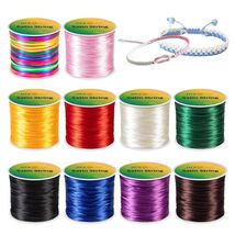 HTVRONT 1mm Elastic Bracelet String Clear Cord 120m with Bead Needle - €6,21 EUR HTVRONT 1mm Elastic Bracelet String Clear Cord 120m with Bead Needle - €6,21 EUR