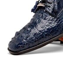 Marco Di Milano genuine Premium Nile Crocodile Skin Shoes, Italian leather Nilo image 3