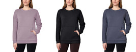 Mondetta Ladies&#39; Knit Fleece Crewneck - $20.99