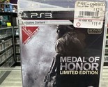 Medal of Honor -- Limited Edition (Sony PlayStation 3, 2010) PS3 Complet... - $10.23