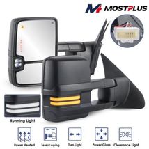 07-13 Tundra Chrome Heated Door Mirror W/ Power Fold & Signal Driver Left LH image 12