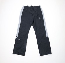 Under Armour Mens Size Small Spell Out Color Block Lined Wide Leg Pants Black - £30.21 GBP