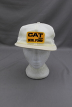 Vintage Patched Trucker Hat - Cat Diesel All Mesh Hat - Adult Snapback - $49.00