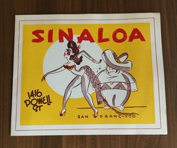 Sinaloa Pin Up Girl Souvenir Photograph Picture San Francisco California - $65.00